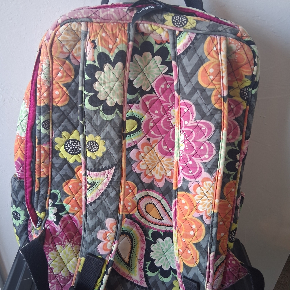 Vera Bradley Multicolor Floral Backpack - Picture 2 of 6